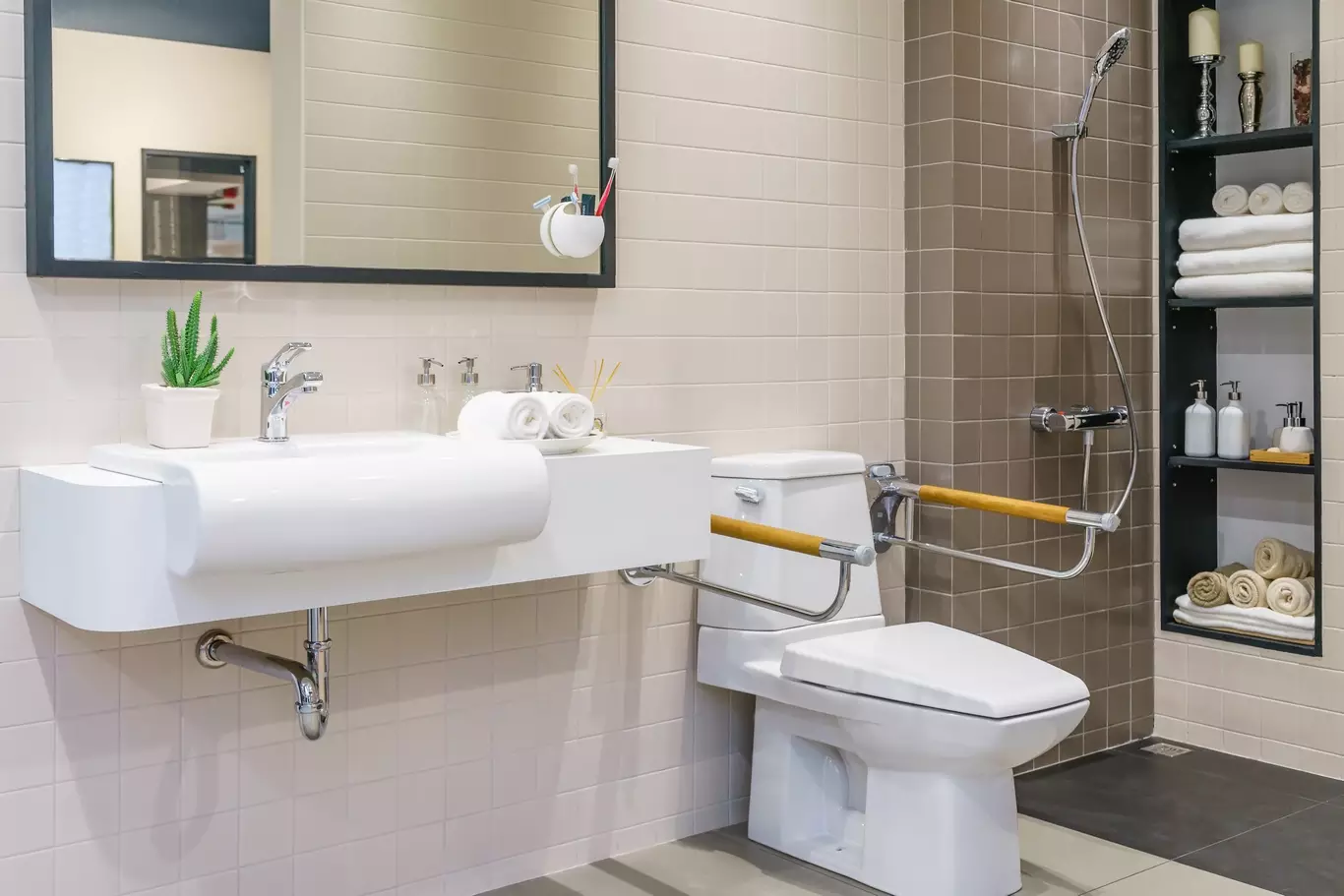 Rénovation de salle de bain PMR à Marchais